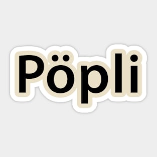 Pöpli Sticker